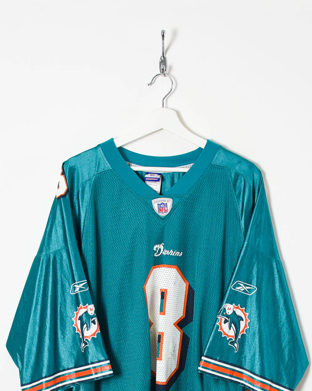 Reebok Miami Dolphins NFL Jersey - XX-Large - Domno Vintage 90s, 80s, 00s Retro and Vintage Clothing 