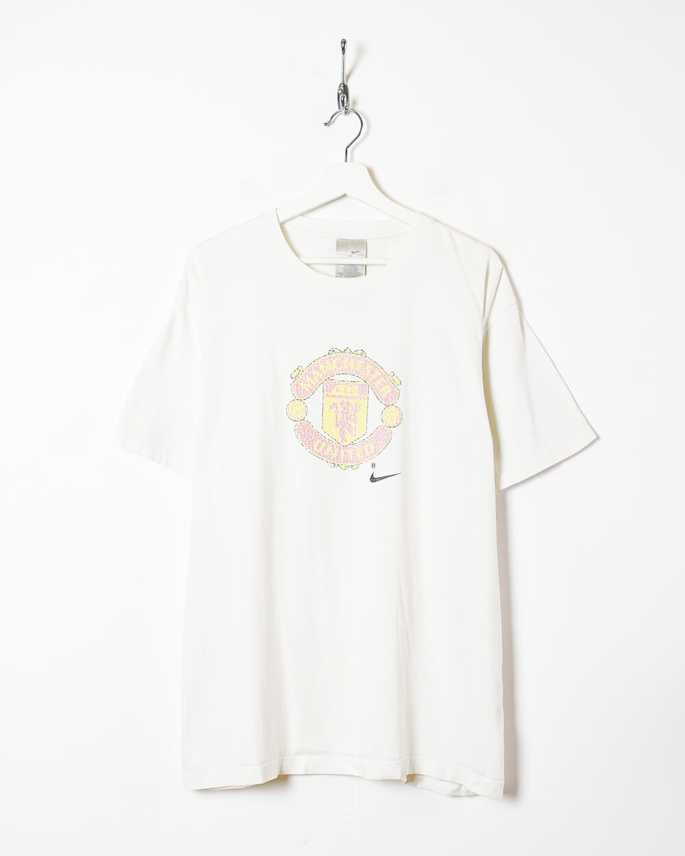 White Nike Manchester United T-Shirt - X-Large