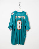 Reebok Miami Dolphins NFL Jersey - XX-Large - Domno Vintage 90s, 80s, 00s Retro and Vintage Clothing 