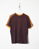 Brown Adidas T-Shirt - Medium women's