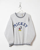 The Disney Mickey Mouse Sweatshirt - X-Large - Domno Vintage 90s, 80s, 00s Retro and Vintage Clothing 