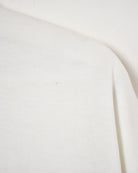 White Adidas Newcastle United 90s Polo Shirt - Large