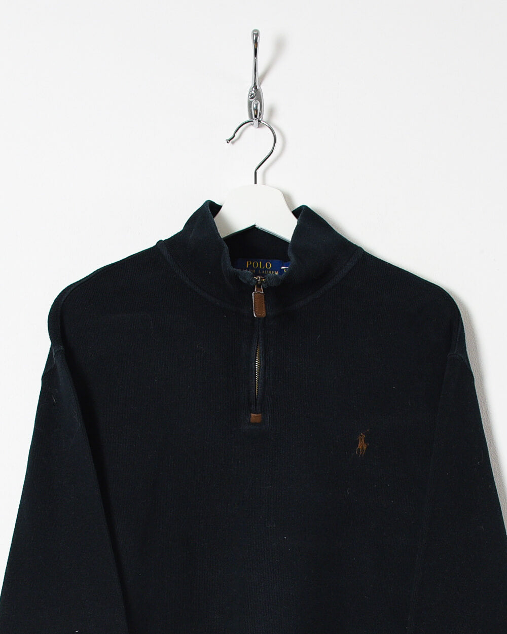 Ralph Lauren 1/4 Zip Sweatshirt - Large - Domno Vintage 90s, 80s, 00s Retro and Vintage Clothing 