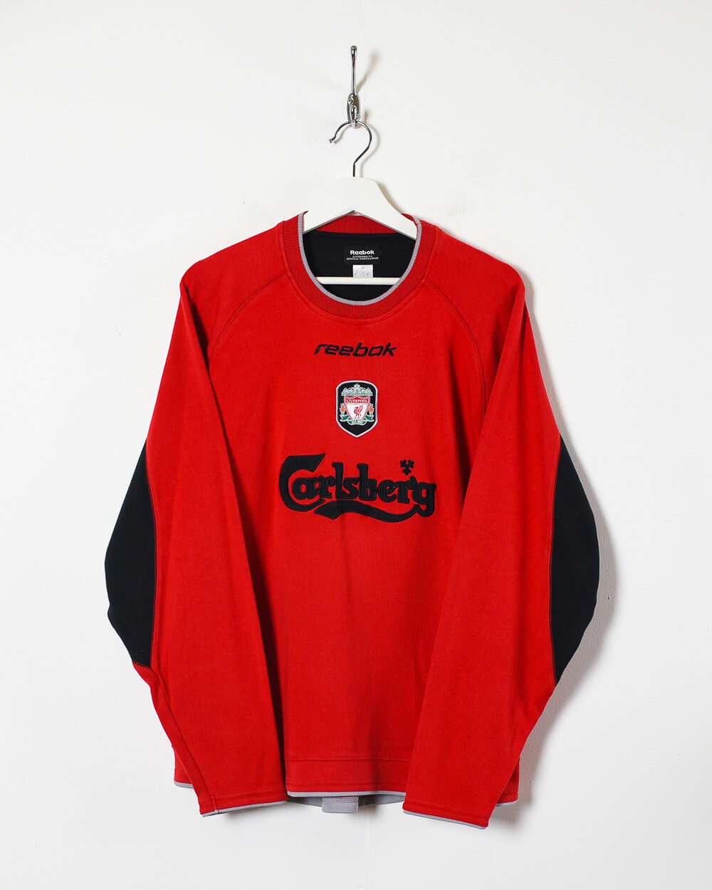 Red Reebok Liverpool 2002/03 Sweatshirt - Medium