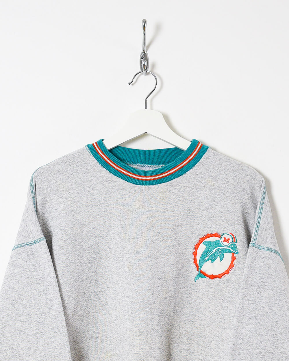 The Game Miami Dolphins Sweatshirt - Medium - Domno Vintage 90s, 80s, 00s Retro and Vintage Clothing 