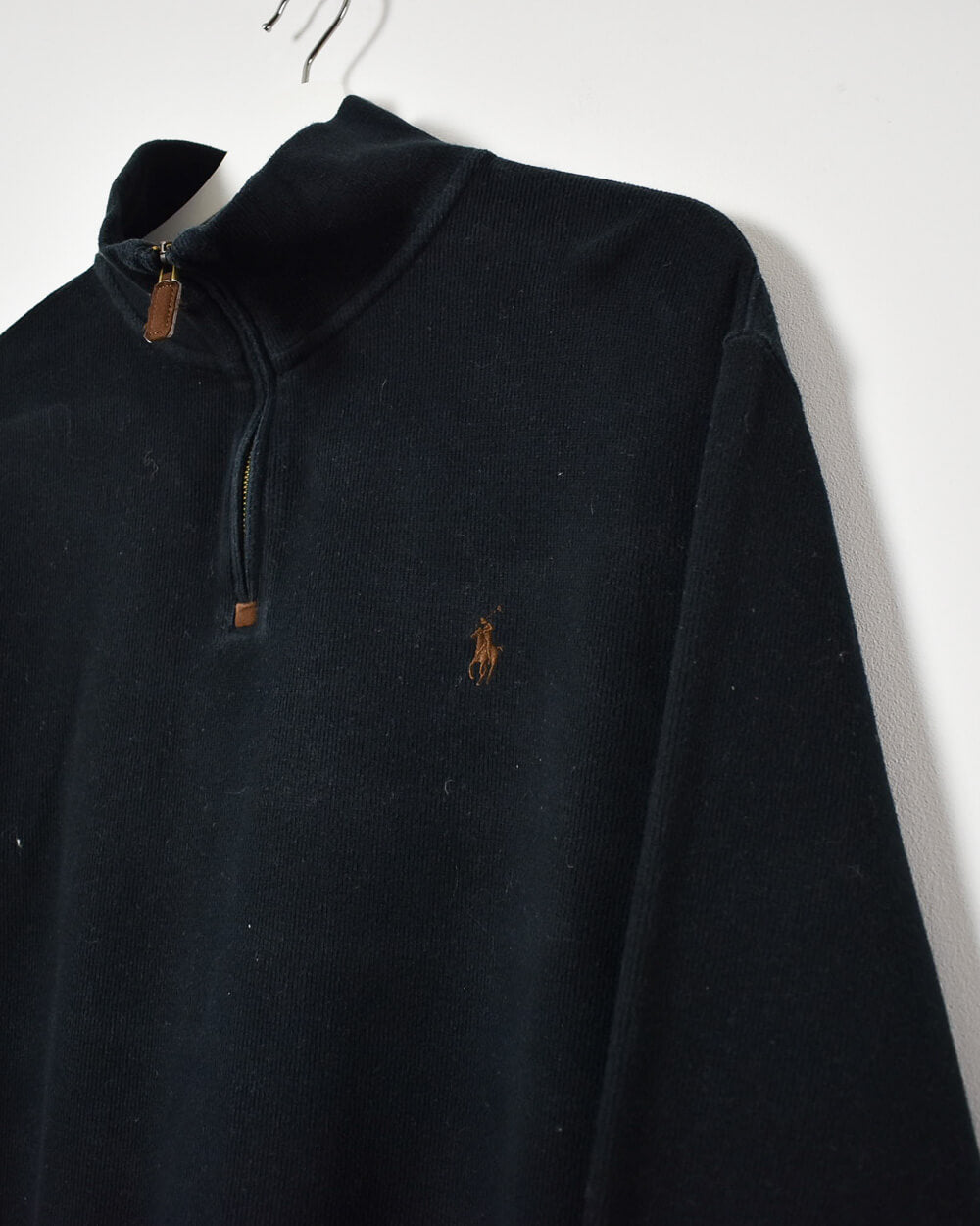 Ralph Lauren 1/4 Zip Sweatshirt - Large - Domno Vintage 90s, 80s, 00s Retro and Vintage Clothing 