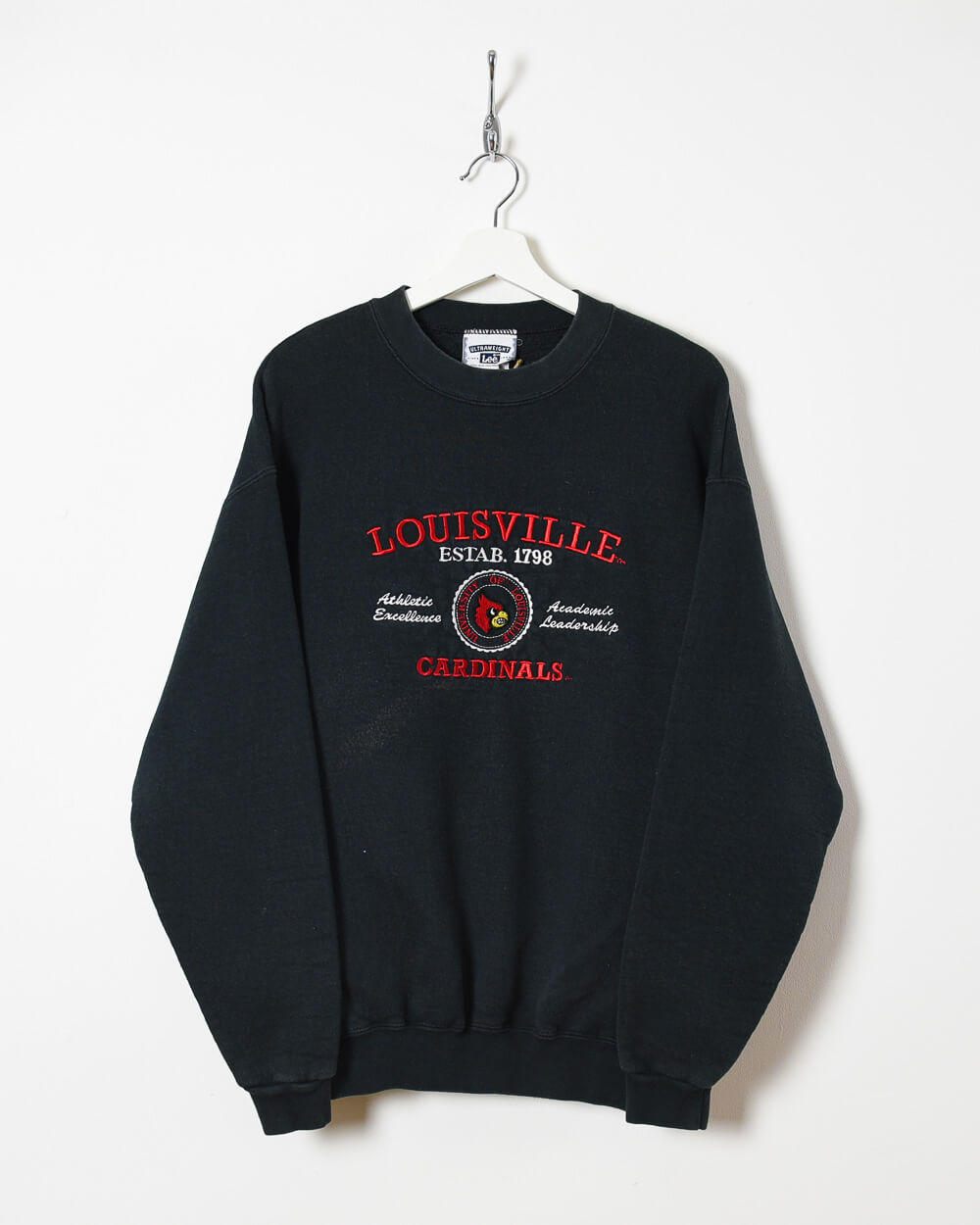 Lee Ultra Weight Louisville 1798 Cardinals Sweatshirt - Large - Domno Vintage 90s, 80s, 00s Retro and Vintage Clothing 