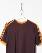 Brown Adidas T-Shirt - Medium women's