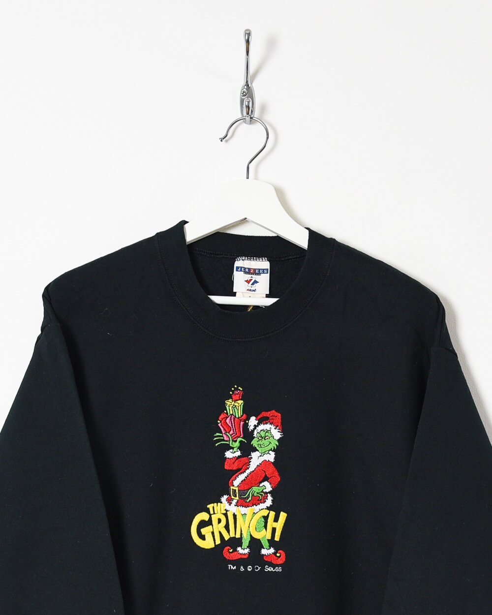 Jerzees The Grinch Sweatshirt - Medium - Domno Vintage 90s, 80s, 00s Retro and Vintage Clothing 