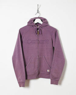 Carhartt Women's Zip-Through Hoodie - X-Small - Domno Vintage 90s, 80s, 00s Retro and Vintage Clothing 