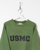 Gildan USMC Sweatshirt - Medium - Domno Vintage 90s, 80s, 00s Retro and Vintage Clothing 