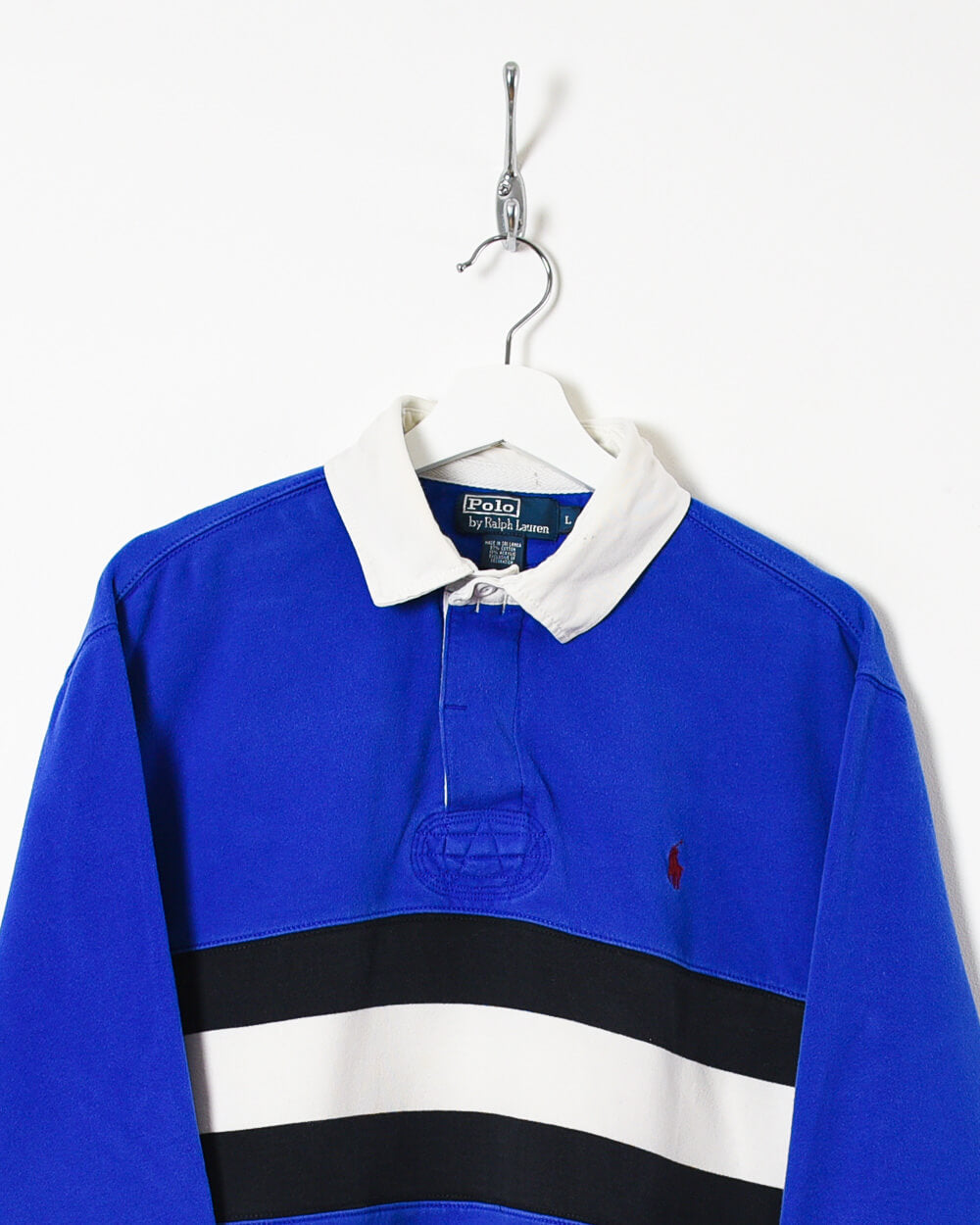 Ralph Lauren Rugby Shirt - X-Large - Domno Vintage 90s, 80s, 00s Retro and Vintage Clothing 