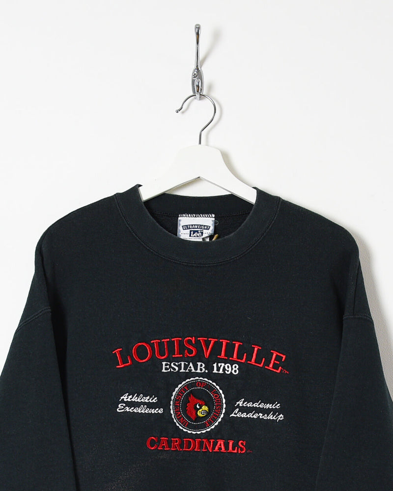 Vintage Acid Wash University of Louisville Cardinals Pullover 
