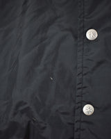  Calvin Klein Nylon Monogram Coach Jacket Black Beauty