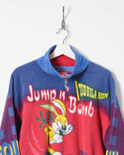 Vintage Jump n Bomb 1/4 Zip Fleece - Medium - Domno Vintage 90s, 80s, 00s Retro and Vintage Clothing 