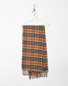 Neutral Burberry Cashmere Scarf