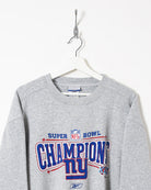 Reebok NFL NY Giants Super Bowl Champions Sweatshirt - XX-Large - Domno Vintage 90s, 80s, 00s Retro and Vintage Clothing 