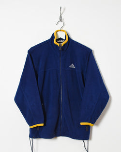 Adidas Zip-Through Fleece - X-Small - Domno Vintage 90s, 80s, 00s Retro and Vintage Clothing 
