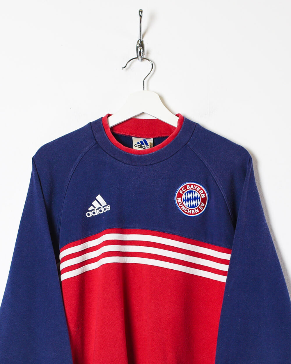 Red Adidas 1996 Bayern Munich Training Sweatshirt - X-Large