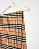 Neutral Burberry Cashmere Scarf