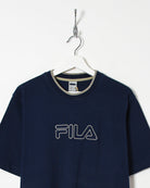 Fila T-Shirt - Large - Domno Vintage 90s, 80s, 00s Retro and Vintage Clothing 