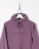 Carhartt Women's Zip-Through Hoodie - X-Small - Domno Vintage 90s, 80s, 00s Retro and Vintage Clothing 
