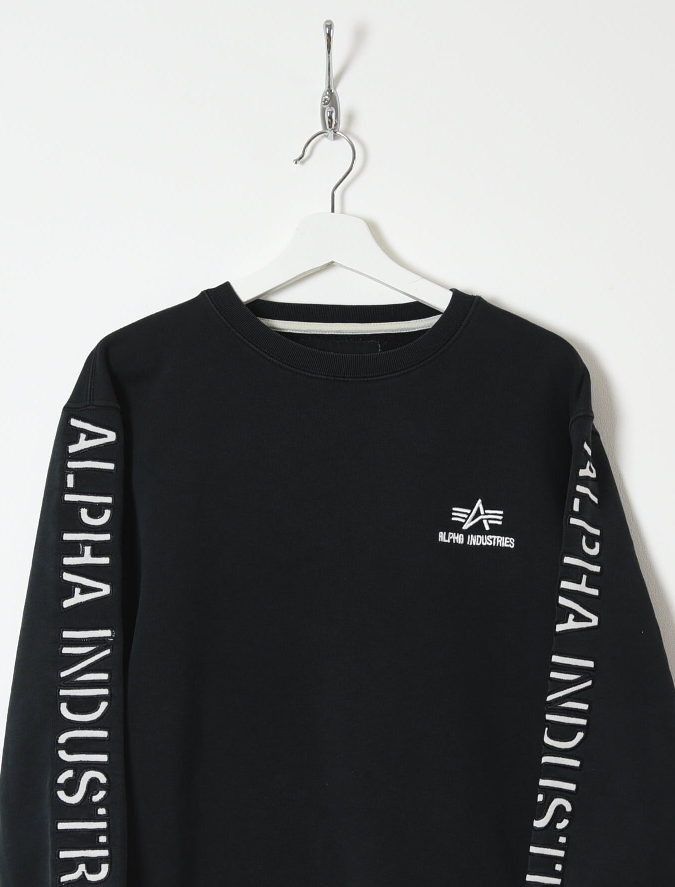 Alpha Industries Sweatshirt - Small - Domno Vintage